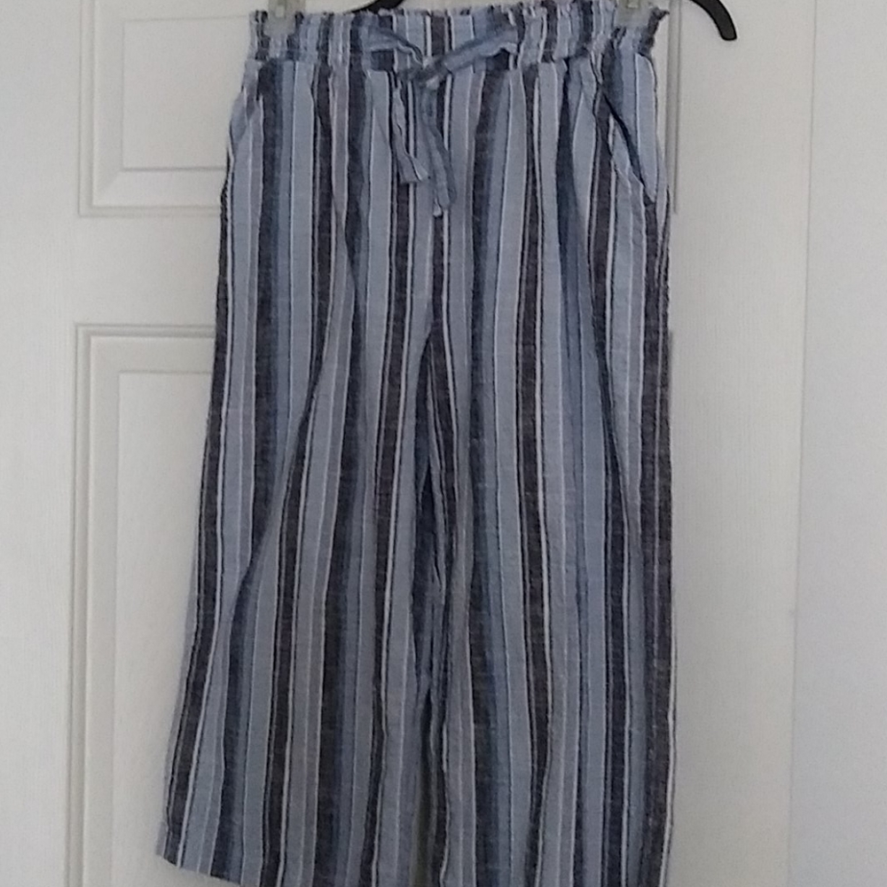 Girls loose-fitting cotton pants